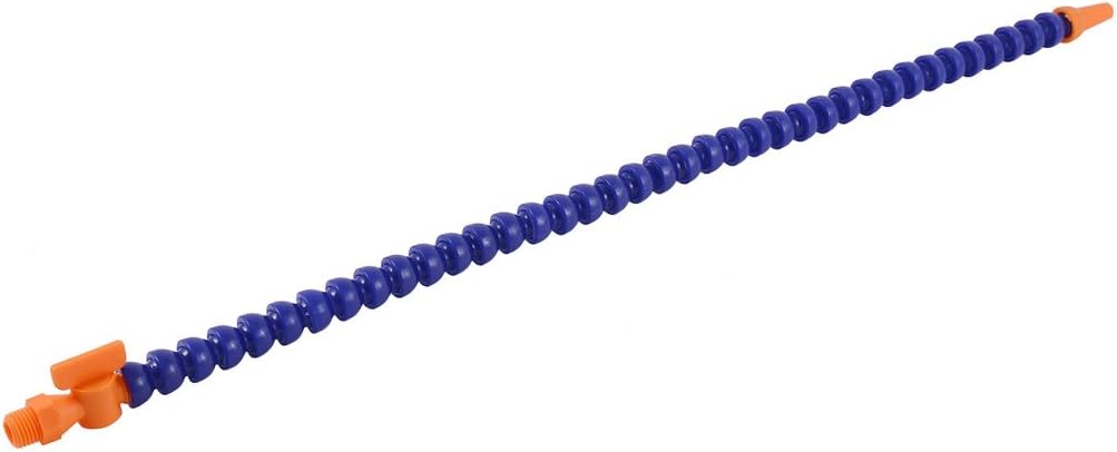 Round Nozzle 1/4BSP Thread Flexible Water Oil Coolant Pipe Hose 50cm