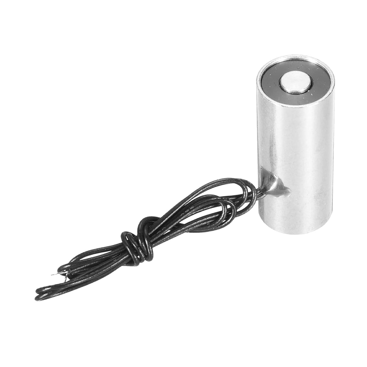 Round Solenoid Electromagnet DC 12V 10N 2.2LB/1Kg Electric Magnet Electric Lifting Magnet for Automation Equipment