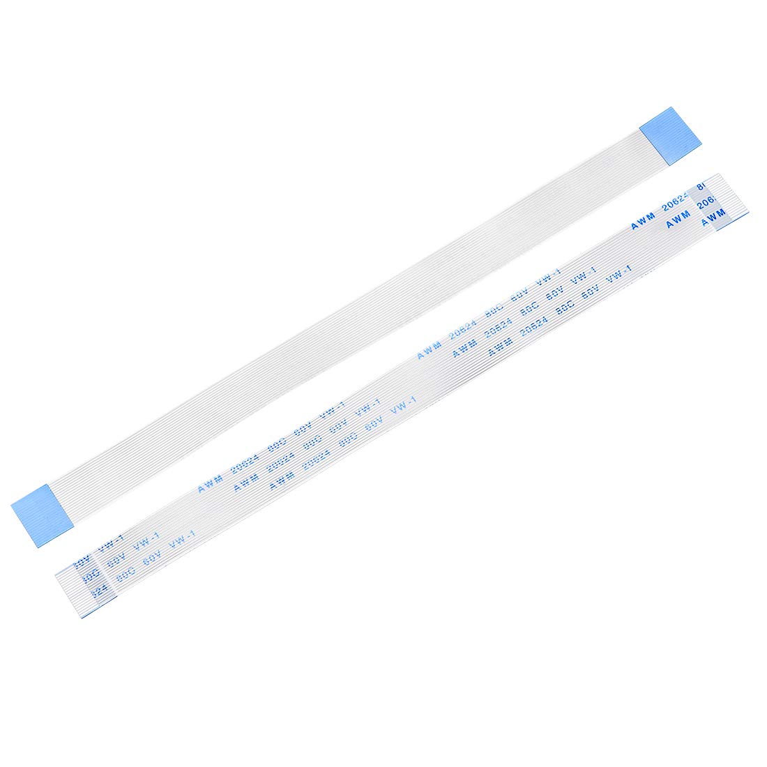 Flexible Flat Cable, 20 Pins 0.5mm Pitch 150mm FPC FFC Flexible Ribbon Cable for LCD TV DVD Player Laptop 5Pcs (A Type)
