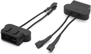 2Pcs Plastic Car Horn Speaker Adapter Wiring Harness Pigtail Socket for Volkswagen for VW