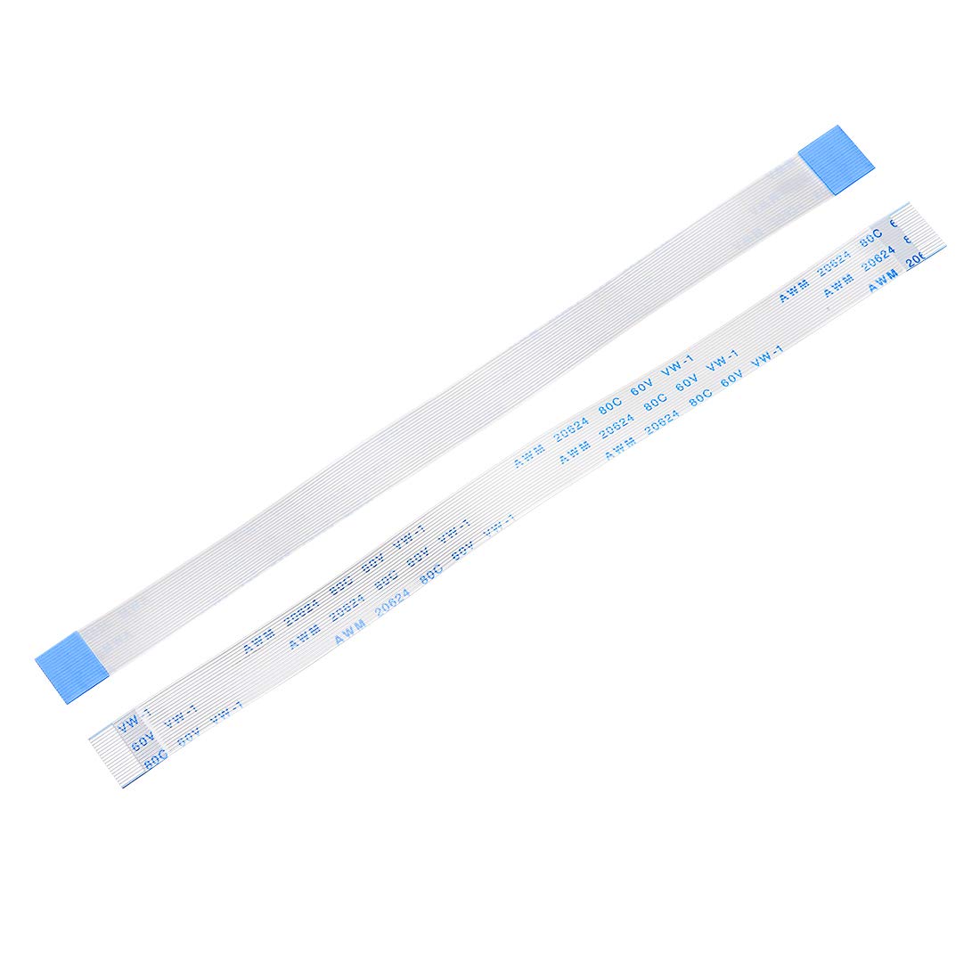 Flexible Flat Cable, 18 Pins 0.5mm Pitch 150mm FPC FFC Flexible Ribbon Cable for LCD TV DVD Player Laptop 5Pcs (A Type)