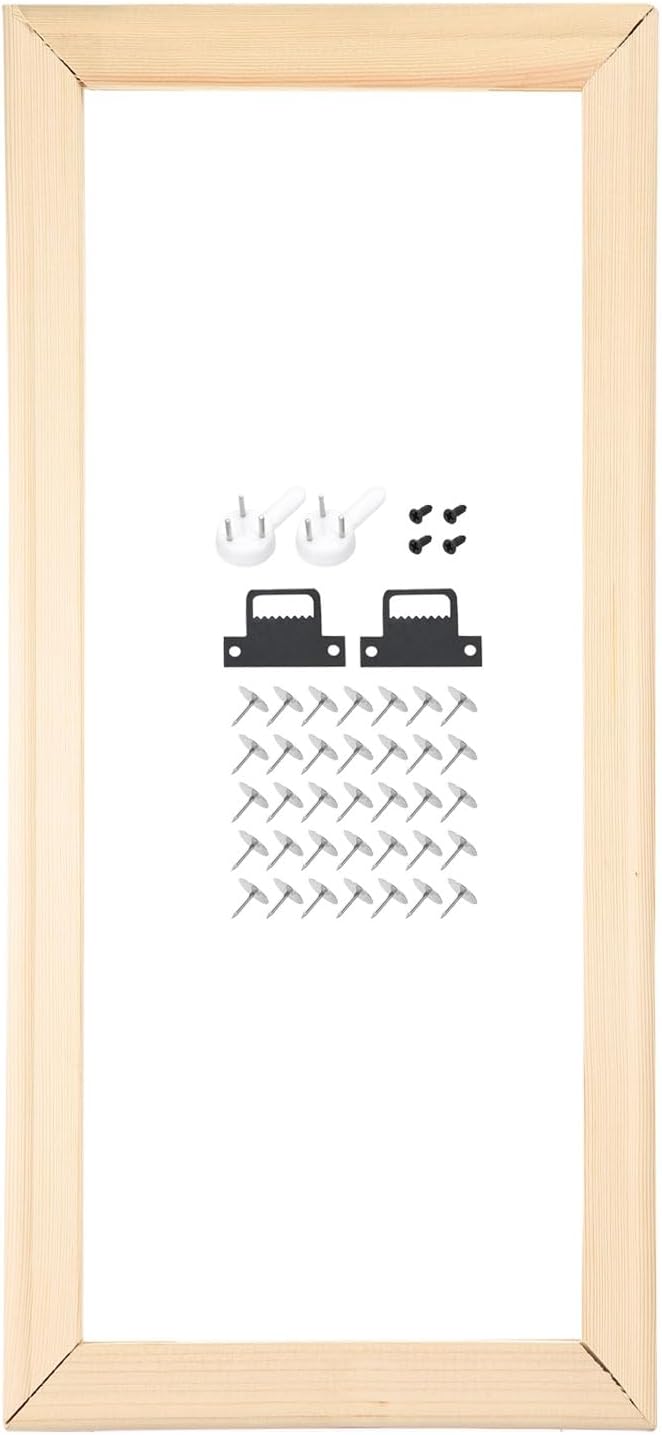 DIY Canvas Stretcher Bars, 18 x 8 Inch Canvas Frame Wooden Frames Kit Sturdy Stretcher Frames for Oil Paintings Prints Posters