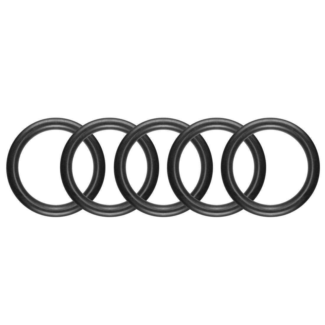 Nitrile Rubber O-Rings 36mm OD 28mm ID 4mm Width, Metric Nitrile Rubber Sealing Gasket for Automotive Machine Plumbing, Pack of 5
