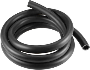 Lubricating Oil Hose, 16mm(5/8") ID x 21mm(53/64") OD 8.2Ft/2.5M Rubber Water Hose Pipe Tubing Black