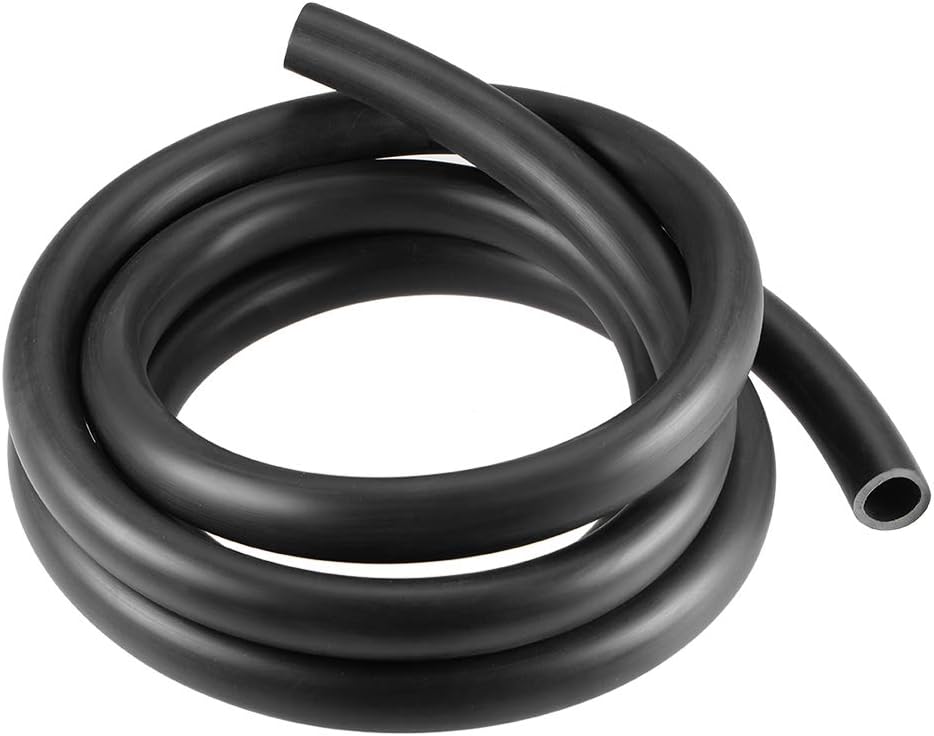 Lubricating Oil Hose, 16mm(5/8") ID x 21mm(53/64") OD 8.2Ft/2.5M Rubber Water Hose Pipe Tubing Black