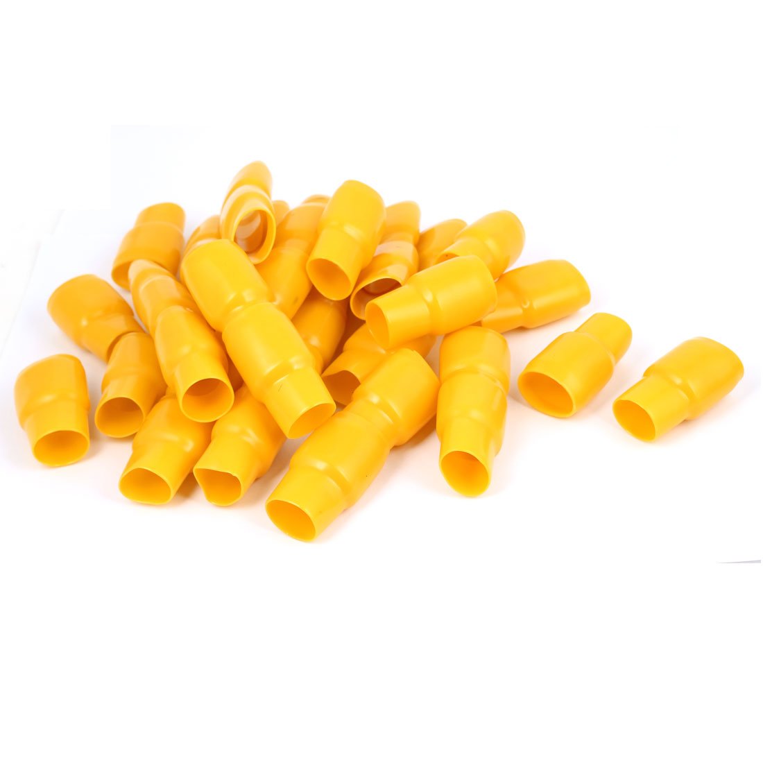 PVC Wire Cable Terminal End Insulating Sleeve Caps with 50 Piece, 200 mm, Yellow