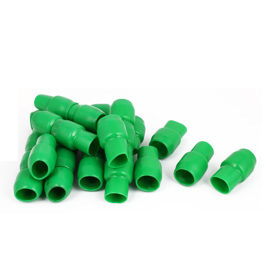 PVC Terminal Wire Cable Connector Insulating Sleeve with 25 Piece, 300 mm, Green