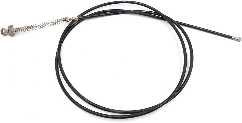 Universal 1.85M Length Plastic Coated Front Brake Cable Wire Replacement for Motorcycle