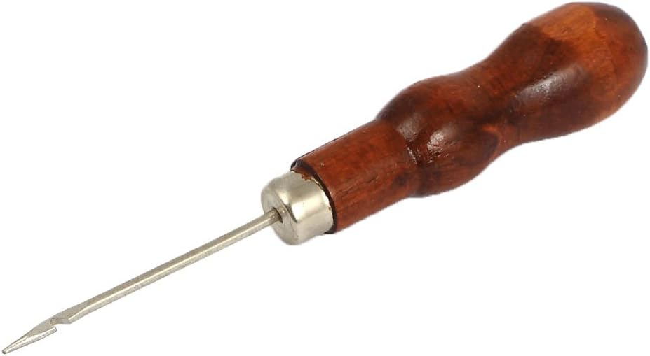 LinkMejor Wooden Handle Crochet Knitting Knit Hooks Needles Sewing