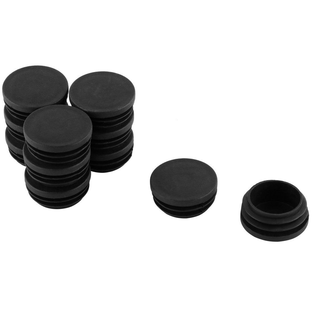s14031900am1309eu Round Tubing Tube Insert Caps Cover (Pack of 8)