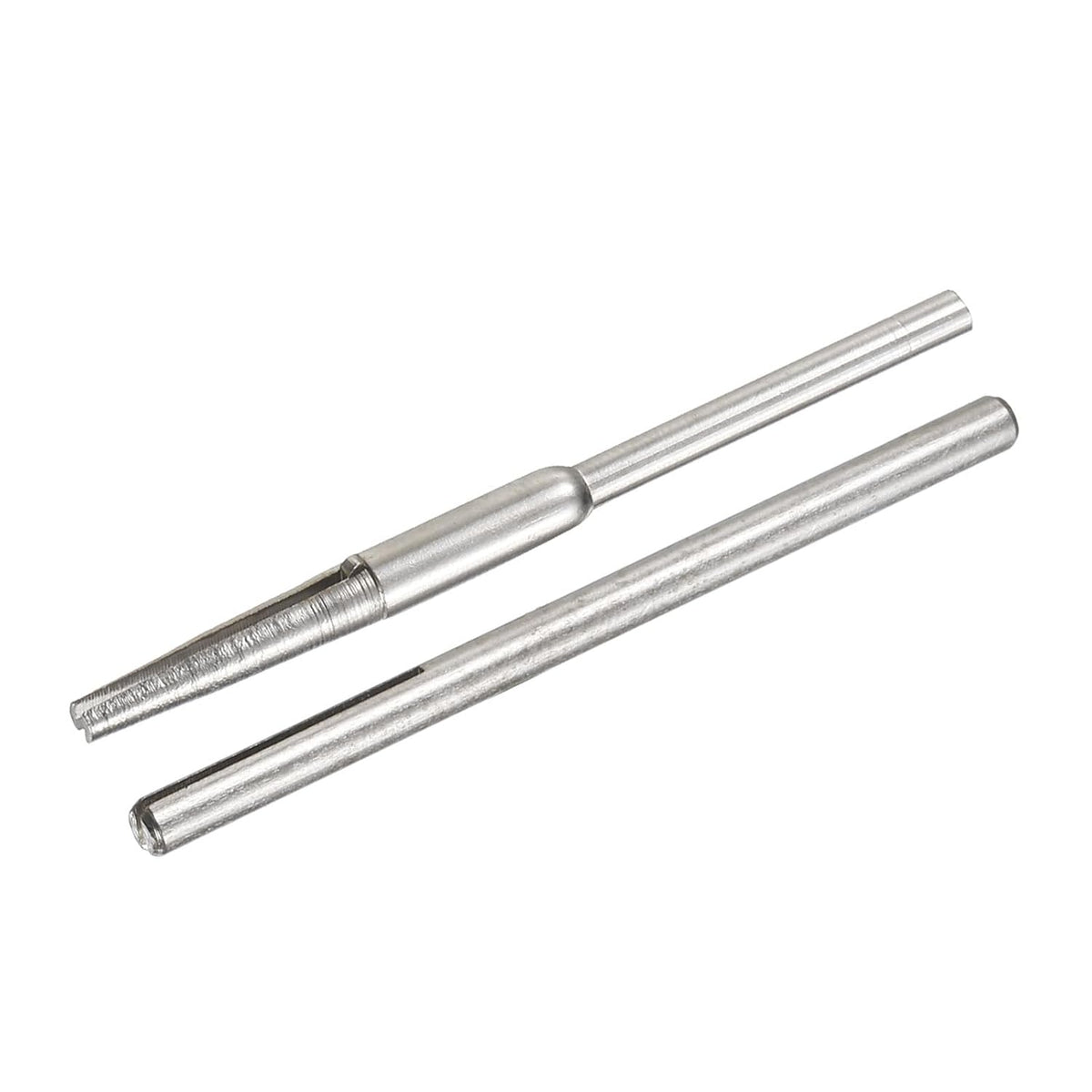 Split Mandrel Tapered and Straight Mandrel Sandpaper Holder with 2.35mm 3mm Shank for Abrasive Sanding Disc 10 Pcs