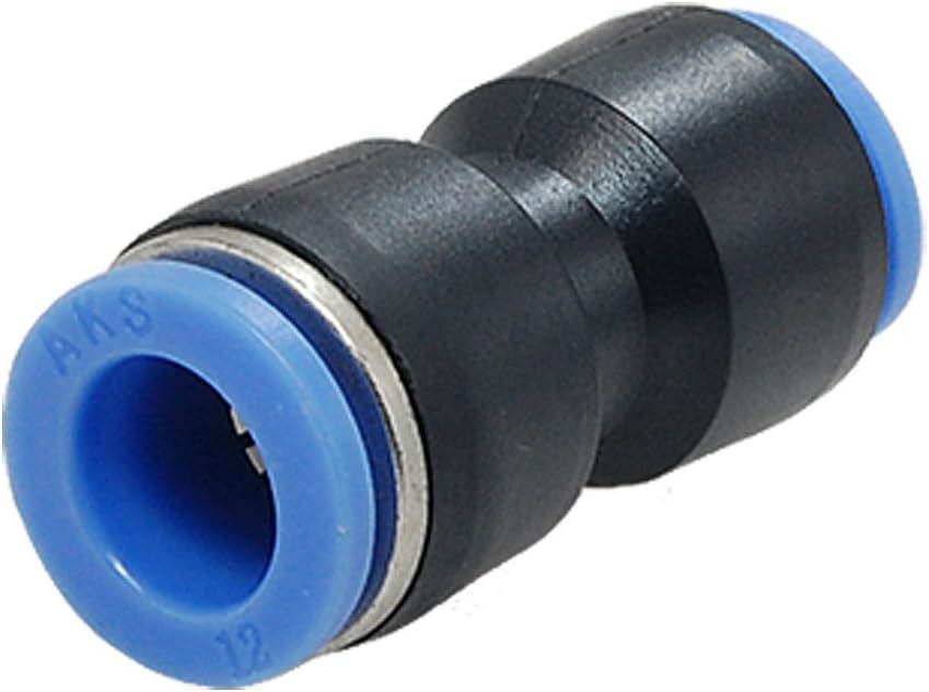 LinkMejor 12mm to 10mm Connection Straight Push Fittings Adapter