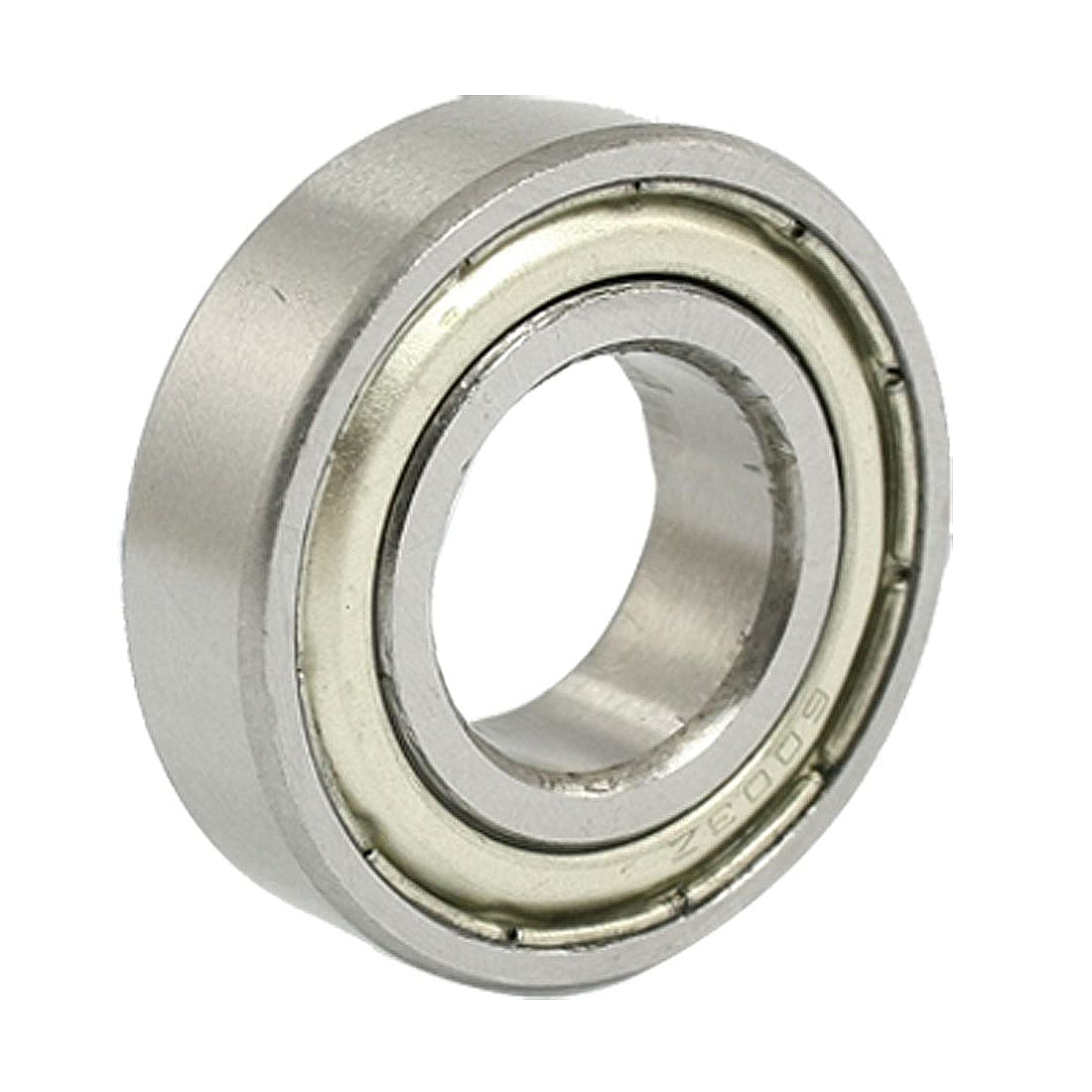 a12010600ux0301-DM 6003Z Double Shield Metal Deep Groove Ball Bearings, 17 mm x 35 mm x 10 mm Size (Pack of 5)