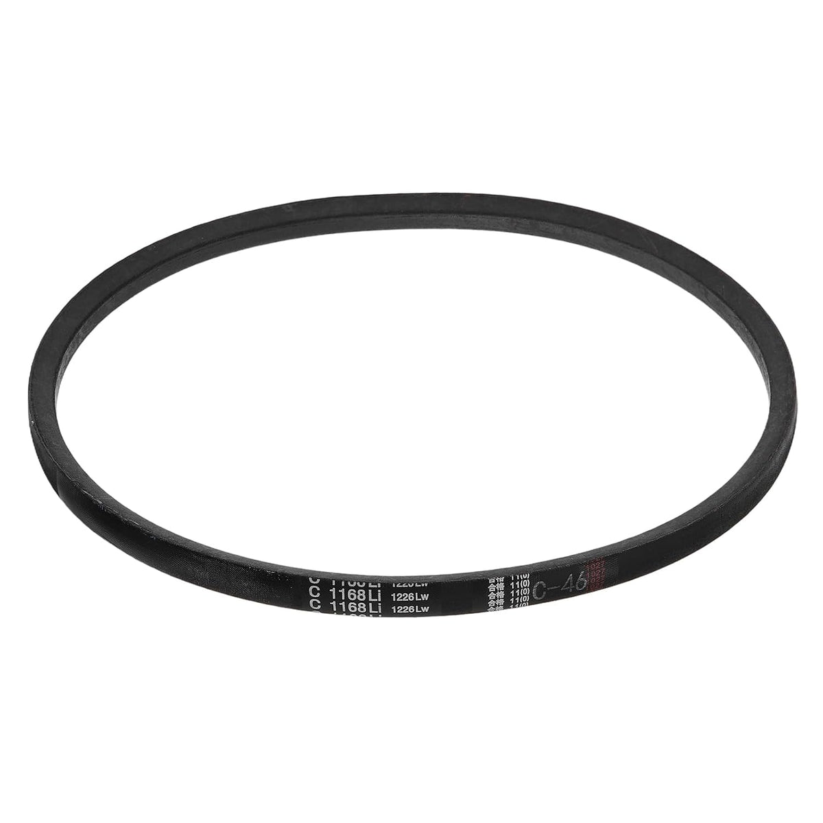 C46 Drive V-Belt 46 Inch (1168mm) Inner Circumference x 22mm Width x 14mm Height, Rubber V Belt for Power Transmission