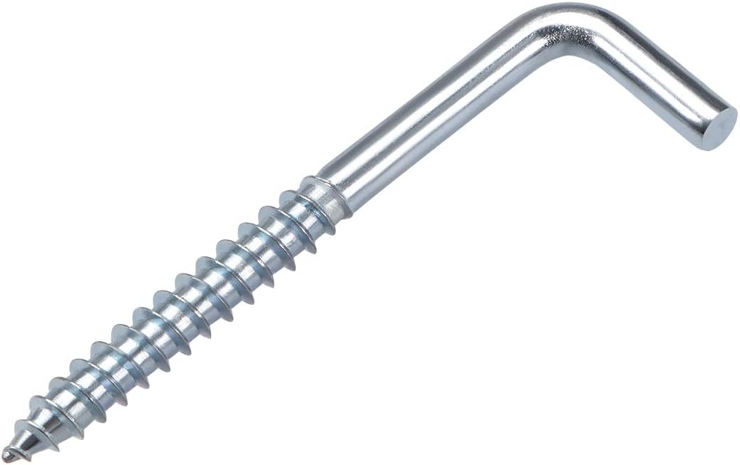 3.3" Ceiling Hooks Cup Hook Fine Carbon Steel Screw-in Hanger for Indoor and Outdoor Use 20pcs