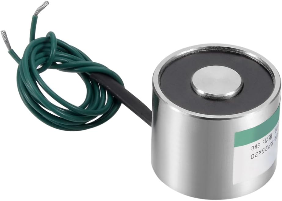 DC12V 50N Force Eelectric Lifting Magnet Electromagnet Solenoid Lift Holding 25 x 20mm