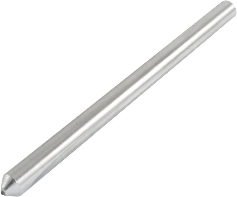 Diamond Dresser Single Tapered Point Grinding Wheel Round Pen Dressing Tool 3/8" x 6", Silver Tone
