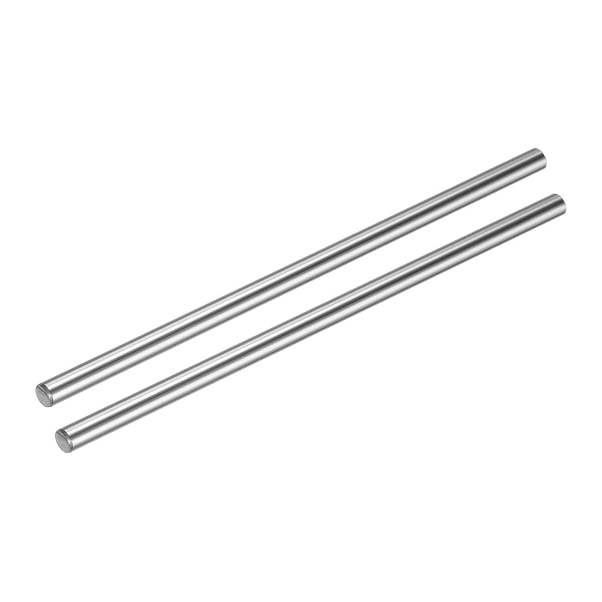 2pcs Linear Motion Rod Shaft Guide 4mm x 100mm (0.157" x 3.94") Case Hardened Steel Chrome Plated, Metric Linear Rail Rod for 3D Printer, CNC Machine