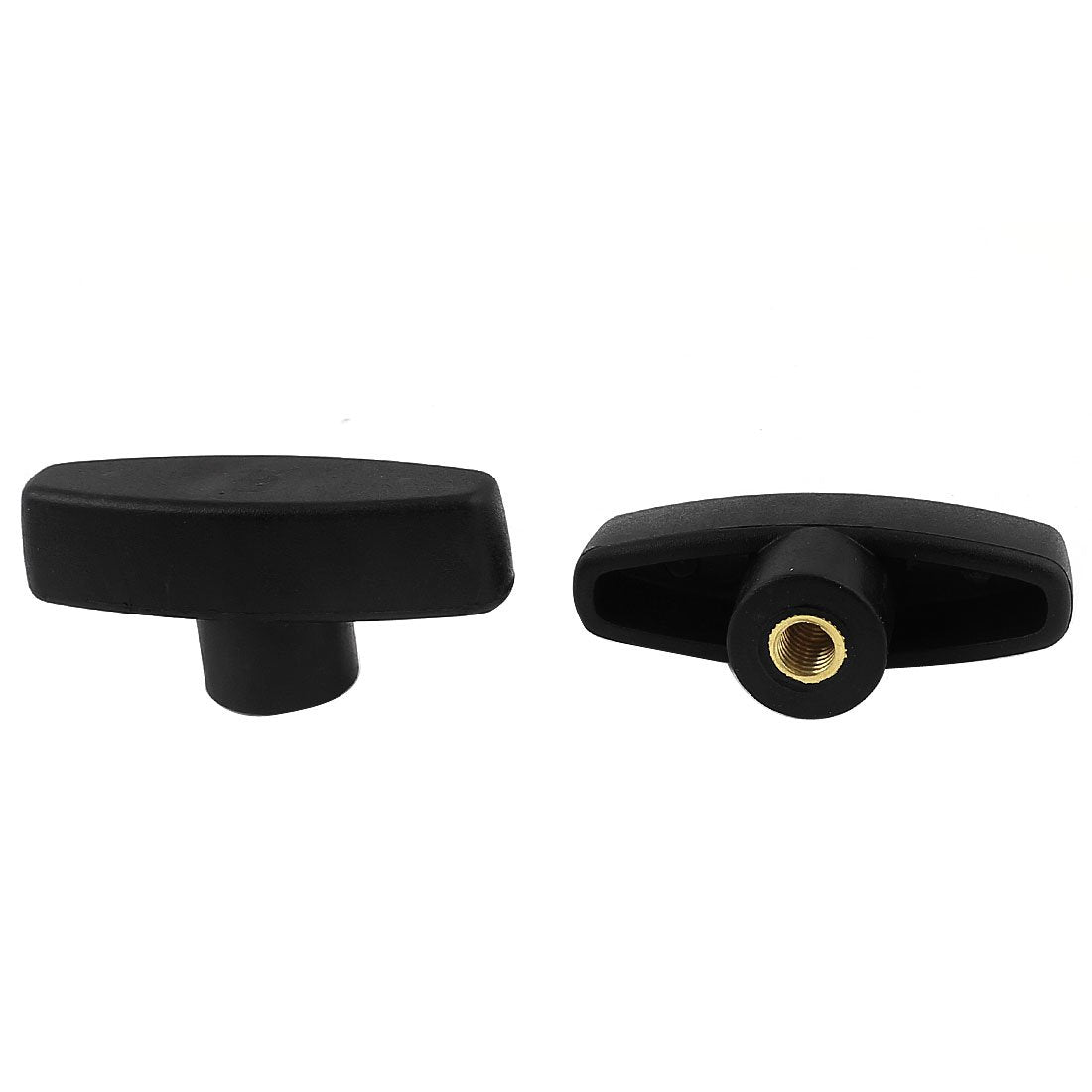 a15081300ux0568 M8 Female Thread Clamping Lever Knob Handle Grip for Machinery (Pack of 2)