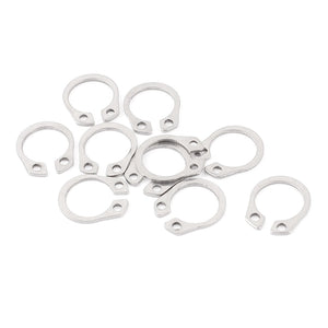 External Circlip Retaining Shaft Snap Clip Rings 11mm 10pcs