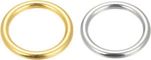 20mm O Ring Buckle Welded for Hardware DIY, Silver Gold Total 20pcs