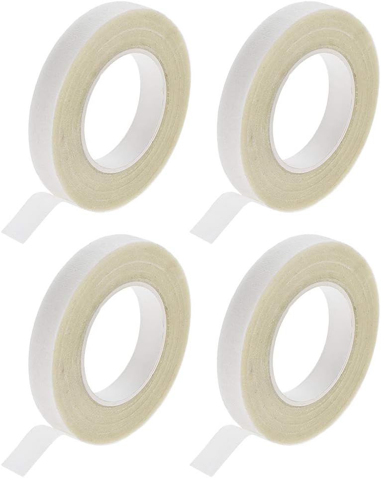 LinkMejor 4 Roll 1/2-inch Wide 30Yard White Floral Tape Flower Adhesives Floral Arrangement Kits