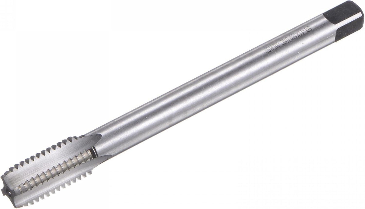 Thread Milling Taps, 5/8-11 UNC High Speed Steel (HSS) 4 Straight Flutes Machine Screw Thread Threading Tap, 6.3" Length (Extra Long)