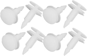 20 Pcs Trim Panel Clip Fastener Plastic Rivet Retainer White