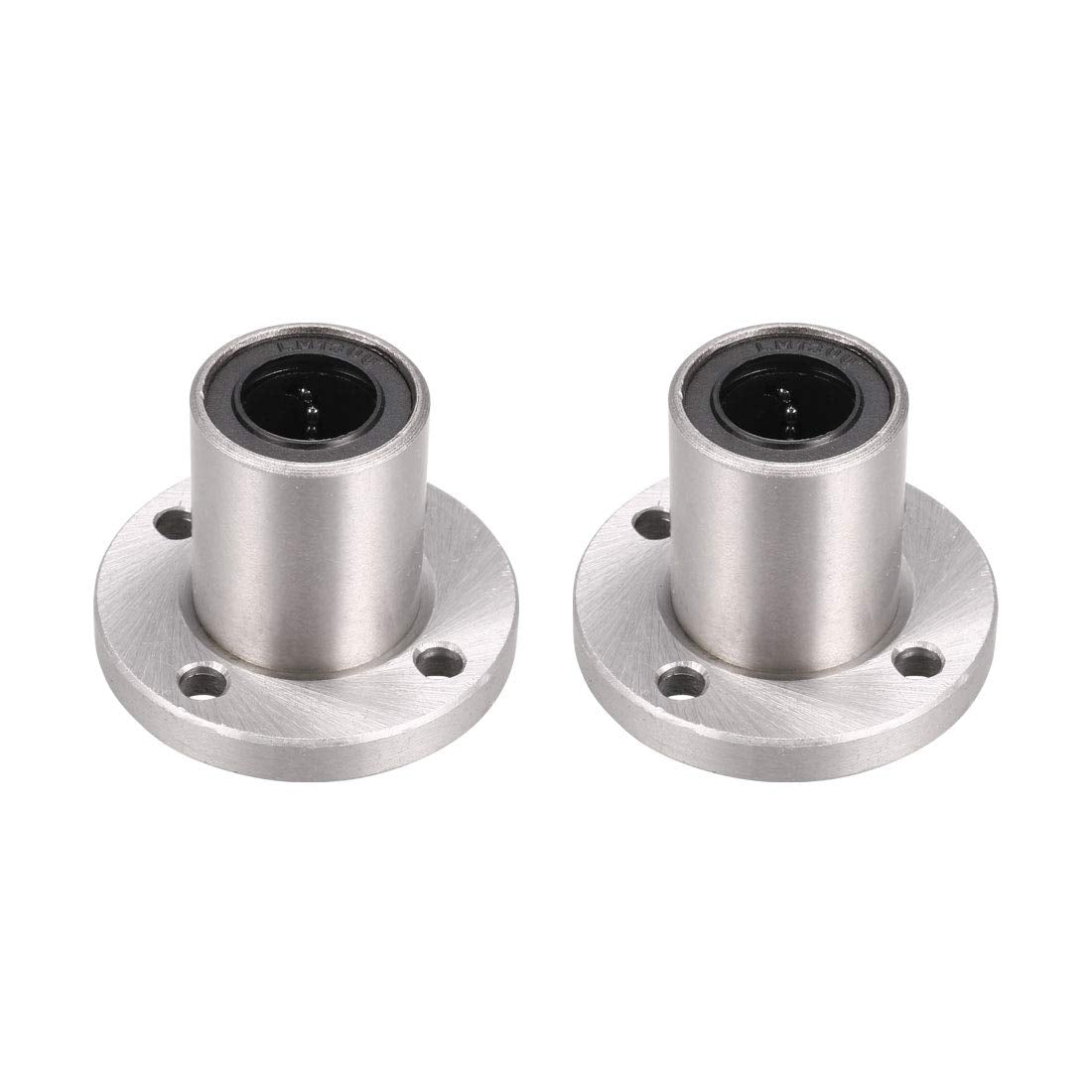 LMF13UU Linear Ball Bearings 13mm Bore 23mm OD 32mm Length Round Flange for CNC Machine 3D Printer 2pcs