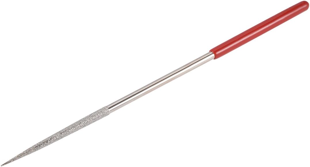 Round Diamond Needles File 4mm x 160mm 150 Grit for Metal Glass Wood Stone Grinding Polishing Engraving