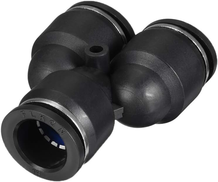 Plastic Connect Splitter Push To Tube Fittings 16 mm or 5/8" OD Push Lock 4pcs
