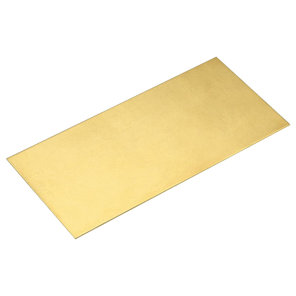Brass Sheet, 1Pcs 8" x 4" x 0.02" H62 Metal Sheets Plates for Crafts, Electrical Repairs, Industry