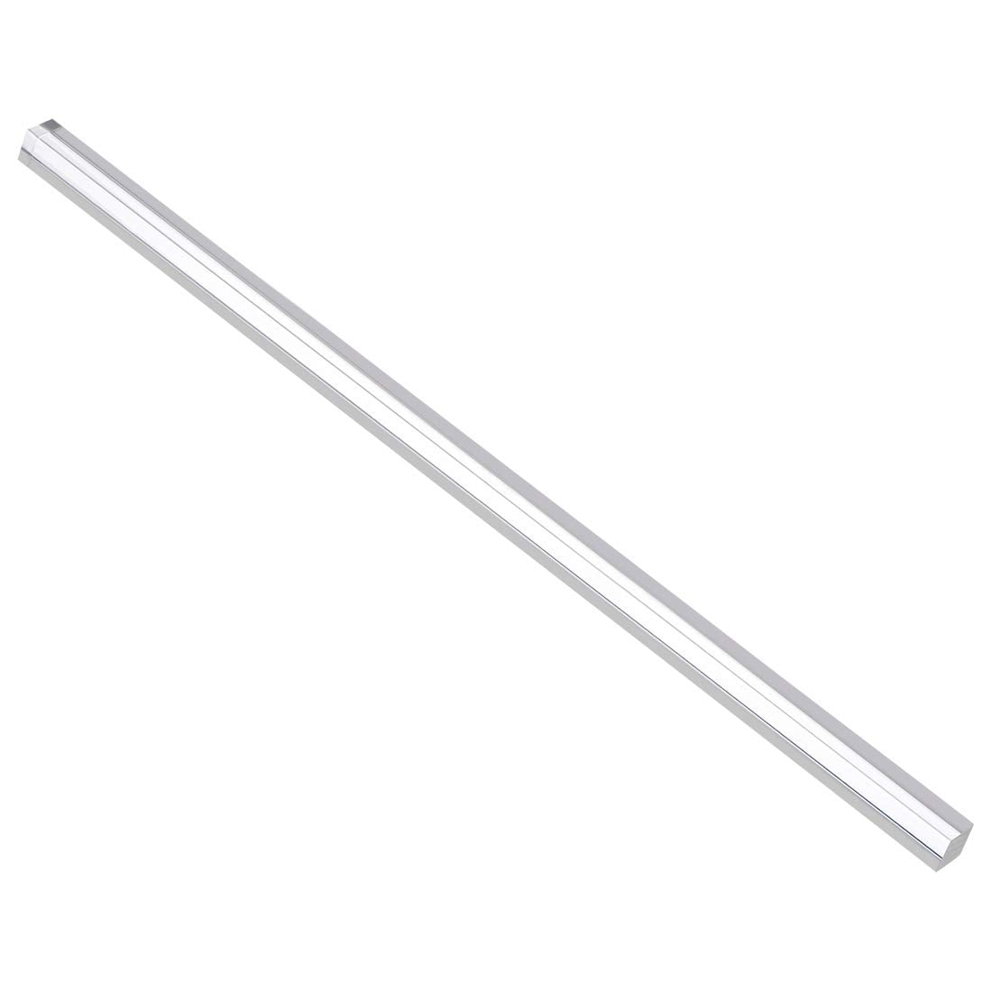 Acrylic Square Rod,Clear,8mmx8mmx250mm Solid Plastic PMMA Bar Stick