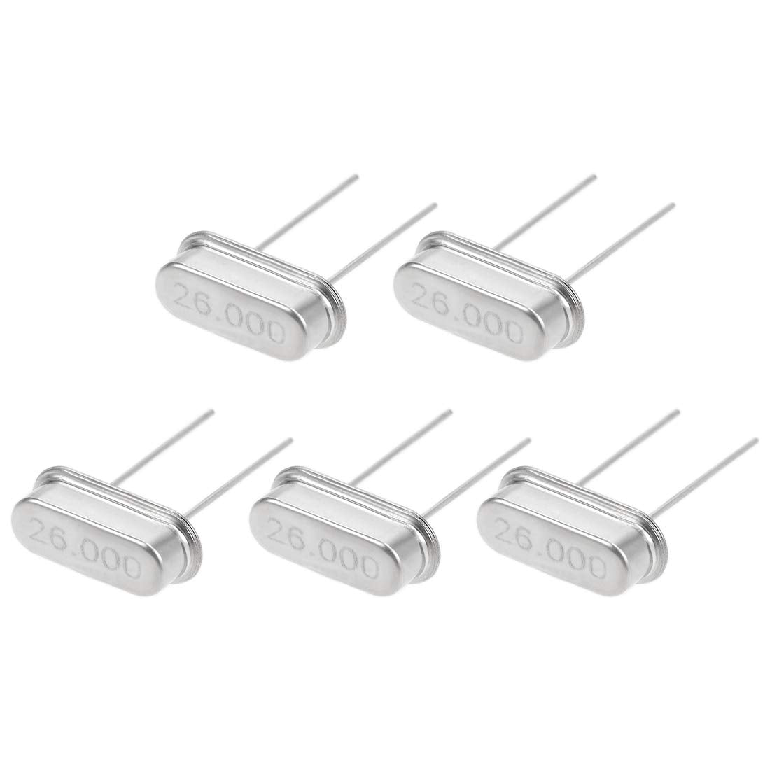 DIP Quartz Crystal Oscillators Resonators 26MHz HC-49S Replacements 5 Pcs