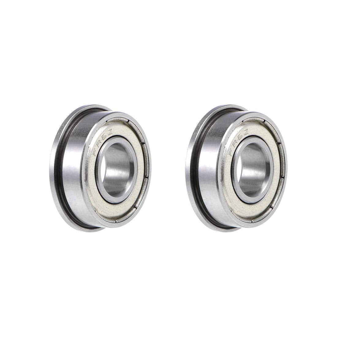 FR6ZZ Flange Ball Bearing 3/8" x 7/8" x 9/32" Shielded Chrome Bearings 2 Pcs
