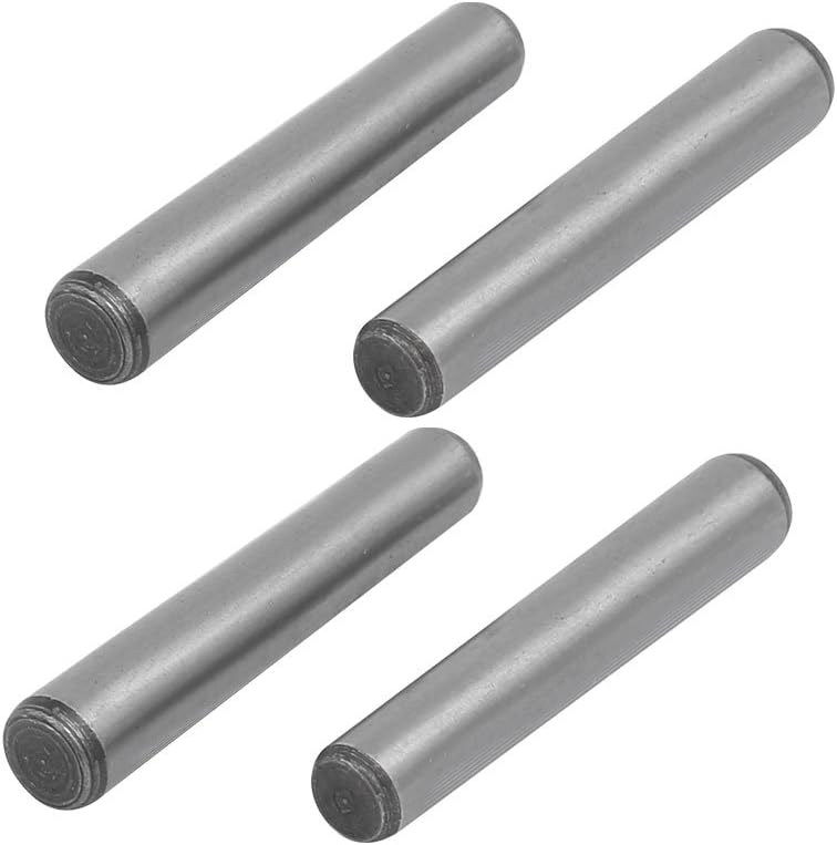 Carbon Steel GB117 50mm Length 8mm Small End Diameter Taper Pin 4pcs