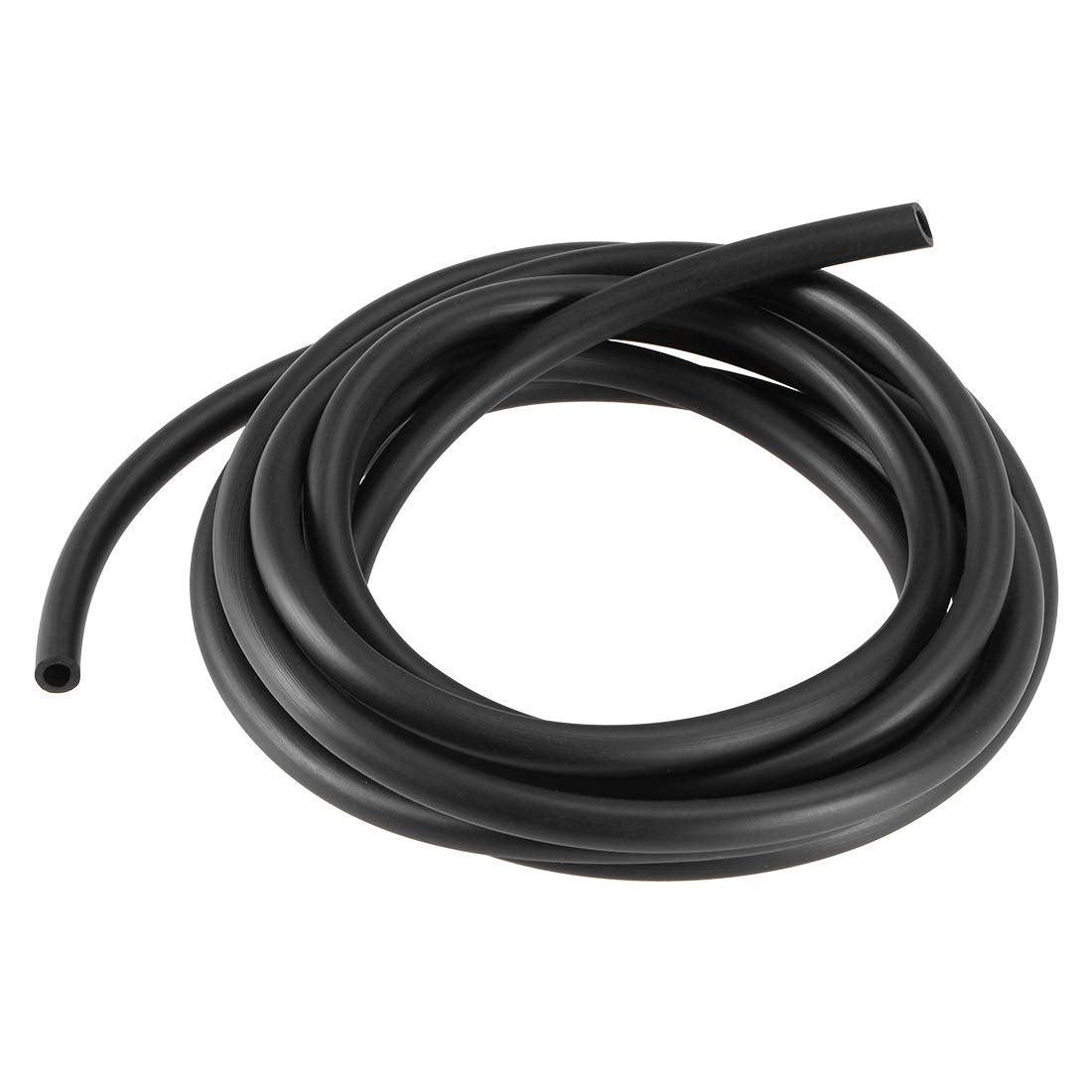 Lubricating Oil Hose, 4mm(5/32") ID x 7mm(9/32") OD 8.2Ft/2.5M Rubber Water Hose Pipe Tubing Black