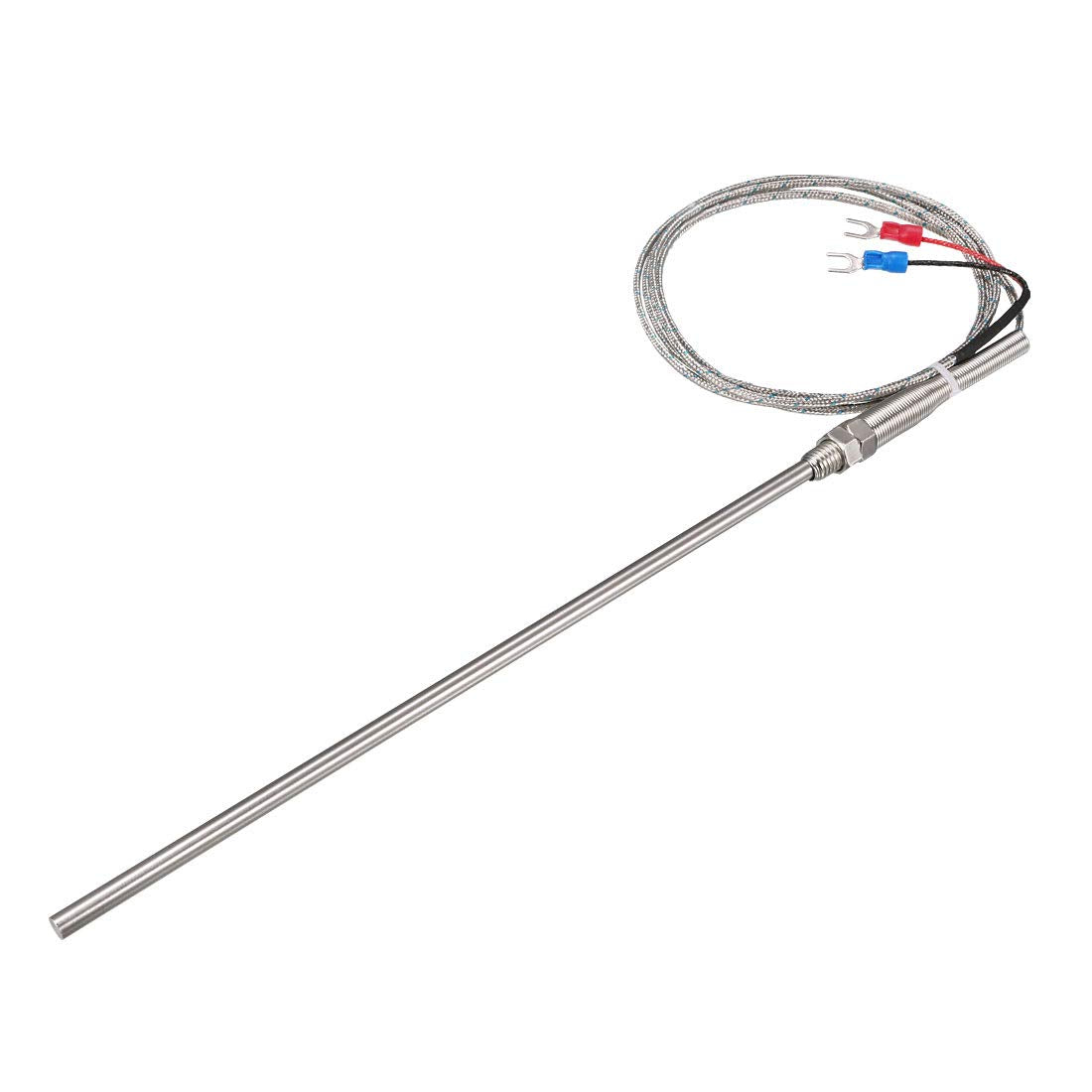 K Type Thermocouple M8 5x200mm Temperature Probe Sensor(0 to 600C) 5ft
