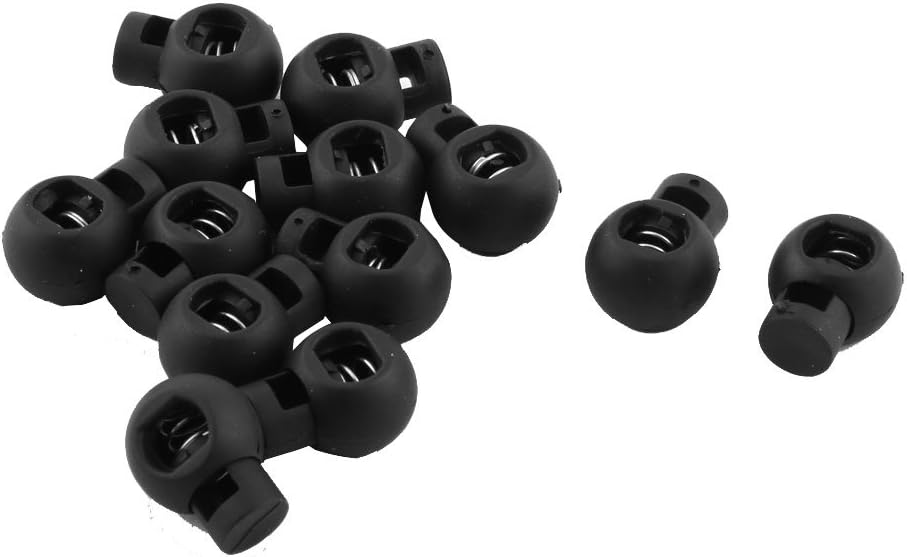 LinkMejor® Travel Cord Locks Spring Loaded Stopper Toggle Buckle Rope Clamp 13PCS