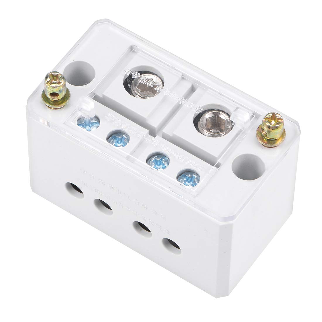 2 Inlet 4 Outlet Terminal Strip Blocks 660V 150A Connector Distribution Block for Metering Box