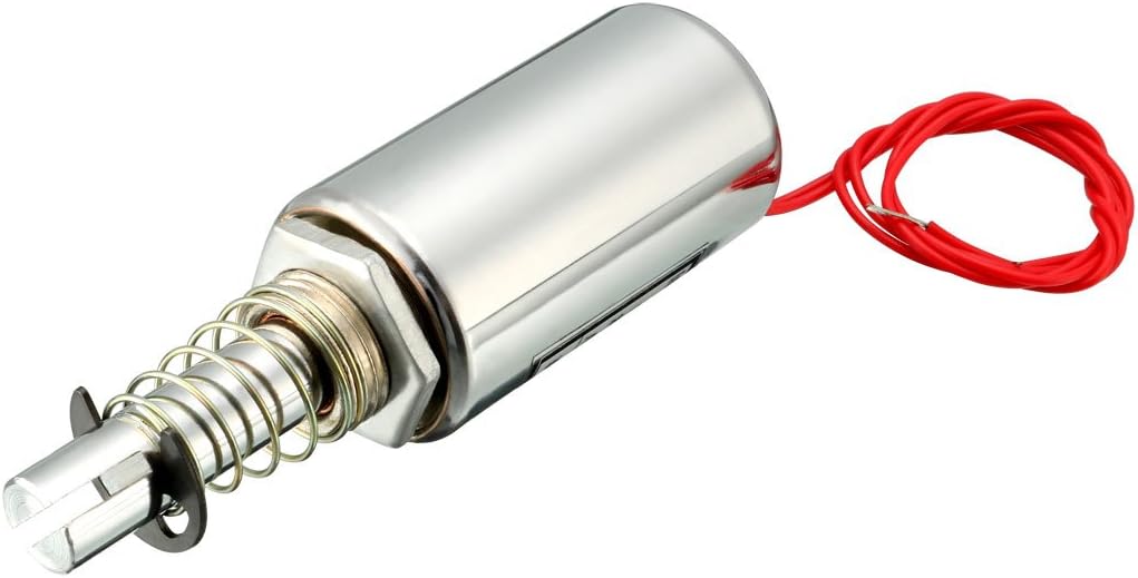DC 12V 15N Force 10mm Stroke,Pull Push Type,Tubular Solenoid Electromagnet,Linear Motion,MQ8-Z15B