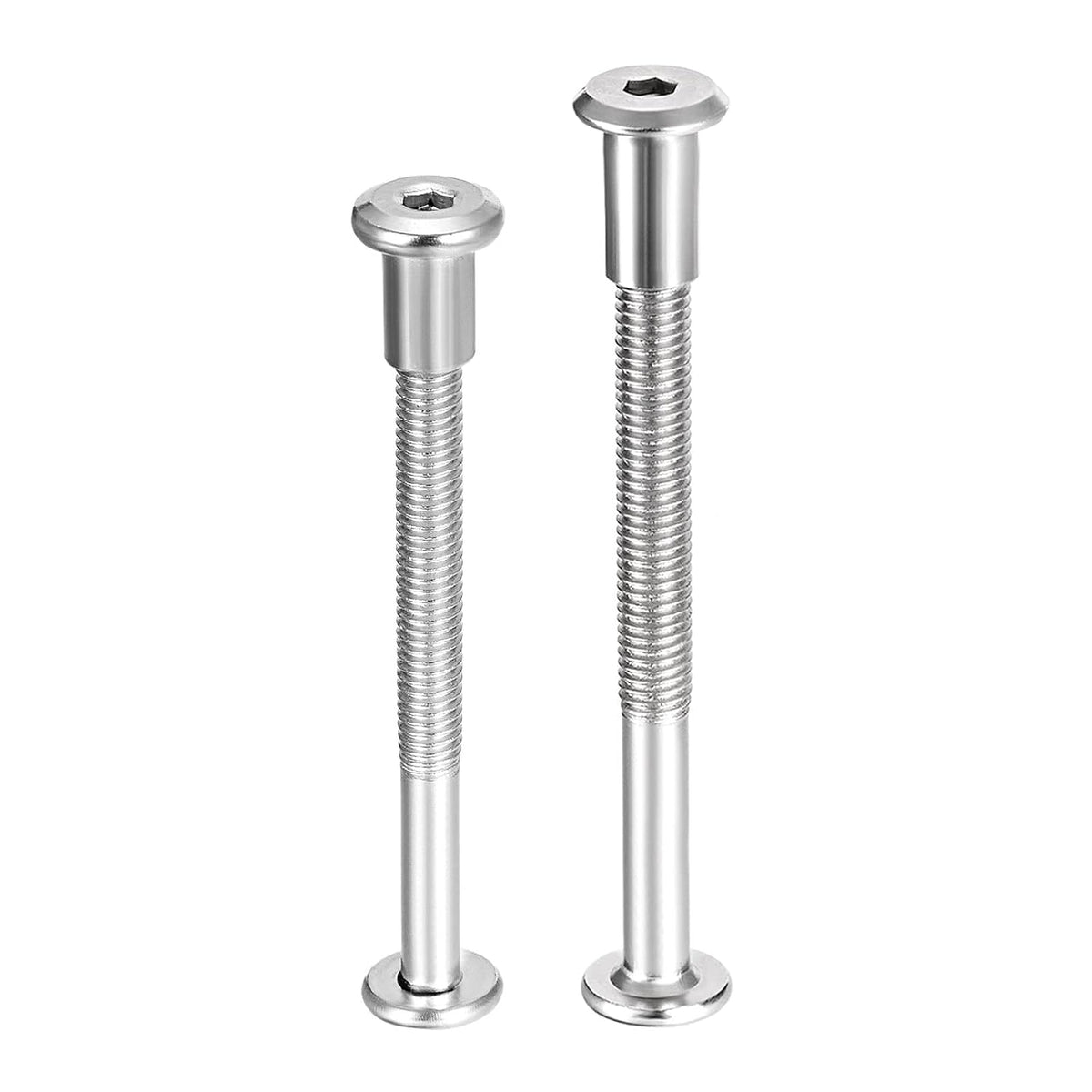 Screw Post, Male M6x70mm and M8x90mm Binding Bolts Carbon Steel Silver Tone Total 10 Sets