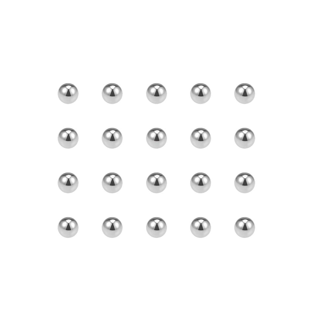 Precision Balls 5.5mm Solid Chrome Steel G10 for Ball Bearing Keychain Wheel 50pcs
