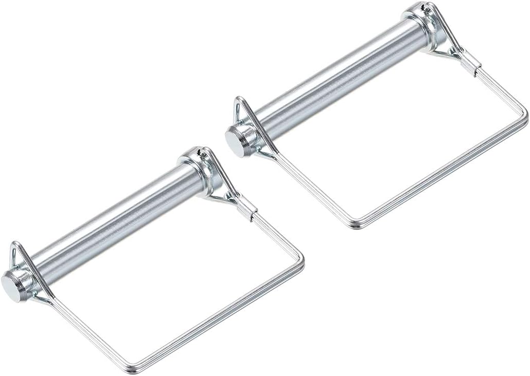 Shaft Locking Pin - 12mm x 80mm Coupler Pin for Farm Trailers Lawn Garden in Square 2Pcs