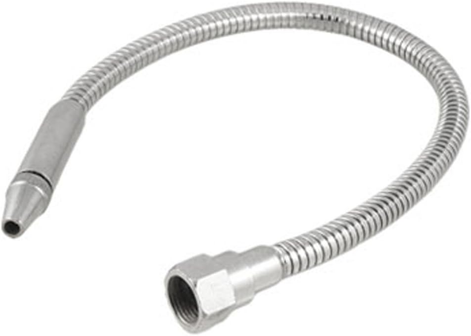 1/2BSP Thread 15/64" Round Nozzle Metal Coolant Oil Hose for Lathe