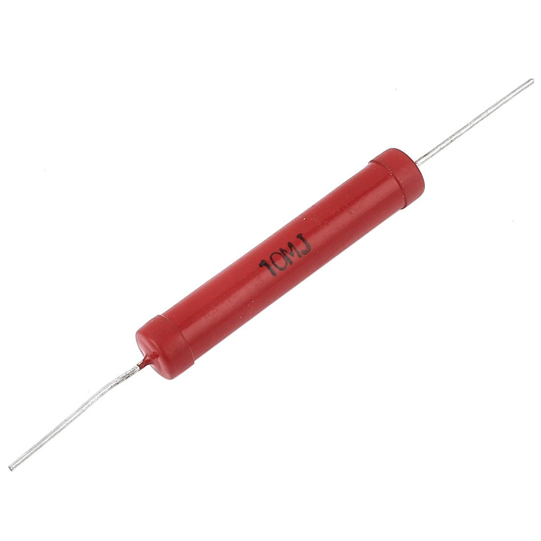 a15060500ux0403 Red 10M Ohm Axial Lead 9 mm x 50 mm High Voltage Glass Glaze Resistor, 0.35" Width, 3.94" Length