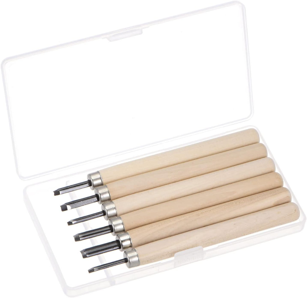 12pcs Wood Carving Knife Tools Chisels Set, 55# Steel Big/Medium/Small Half-Round Triangle Graver for DIY Craft Sculpture Carpenter Beginners Experts, 2 Set