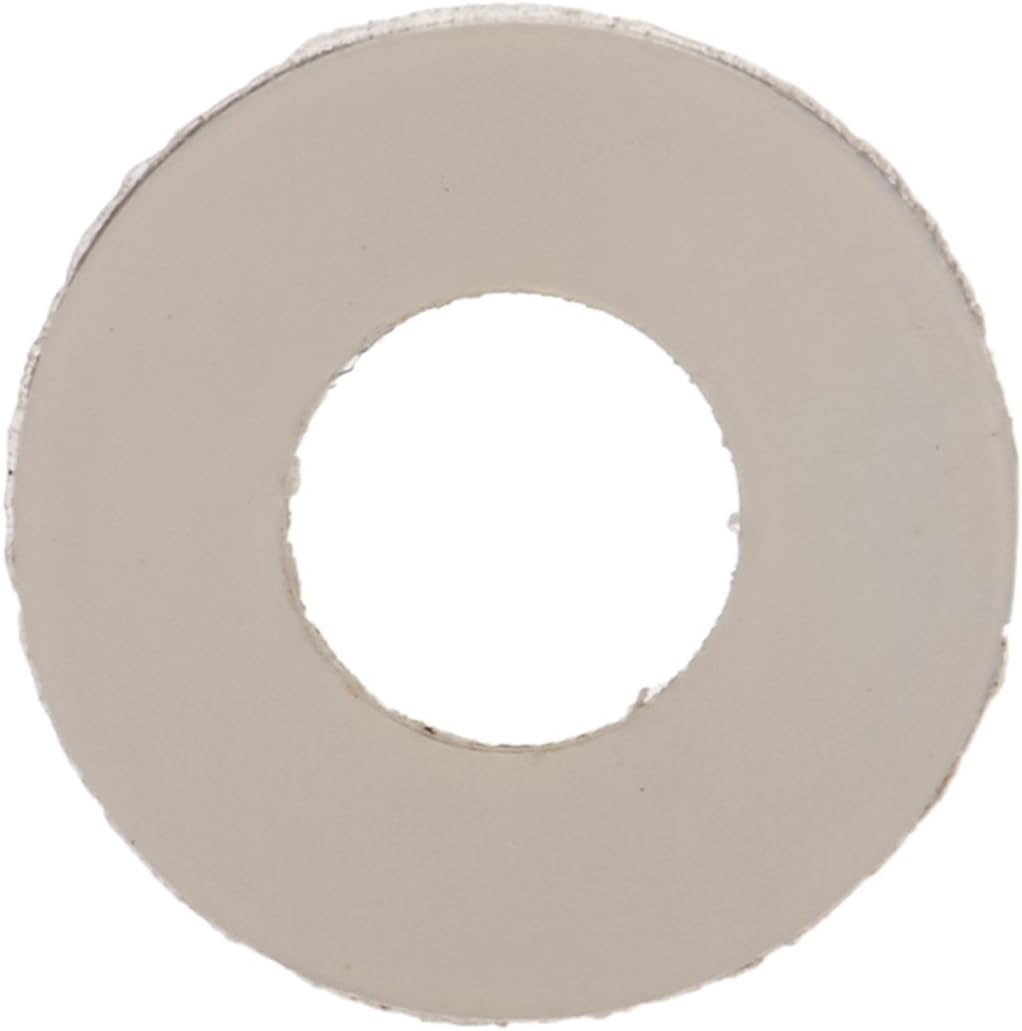 Plastic Flat Washers 7mm OD 3mm ID 1mm Thickness Sealing Gasket for Faucet Pipe Water Hose, White, Pack of 1000