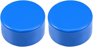 75mm PVC Pipe Cap Fitting, Slip End Caps DWV(Drain Waste Vent) Irrigation Swimming Pool Sound Deadening, Blue 2Pcs