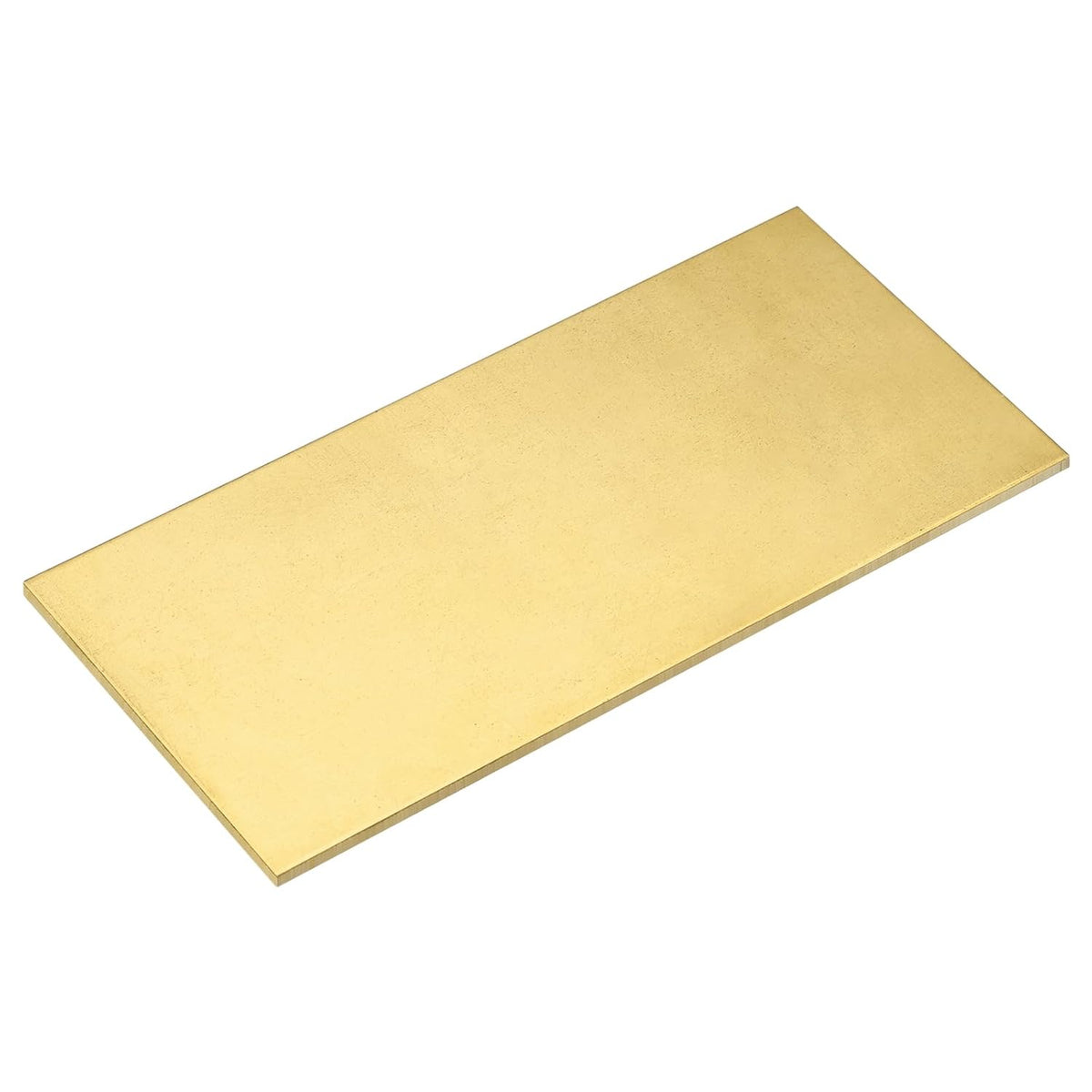 Brass Sheet, 1Pcs 4" x 2" x 0.12" H62 Metal Sheets Plates for Crafts, Electrical Repairs, Industry